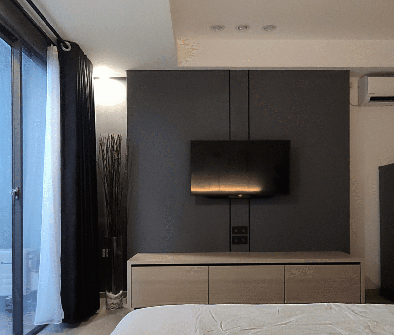 Perspektif Arah Meja Nakas TV