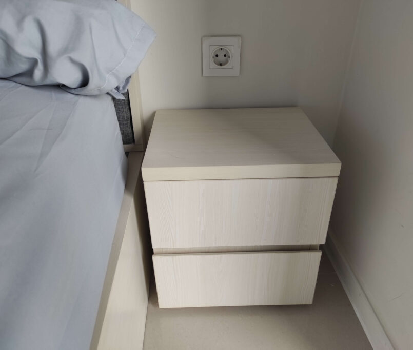 Perspektif Nakas Samping Kasur